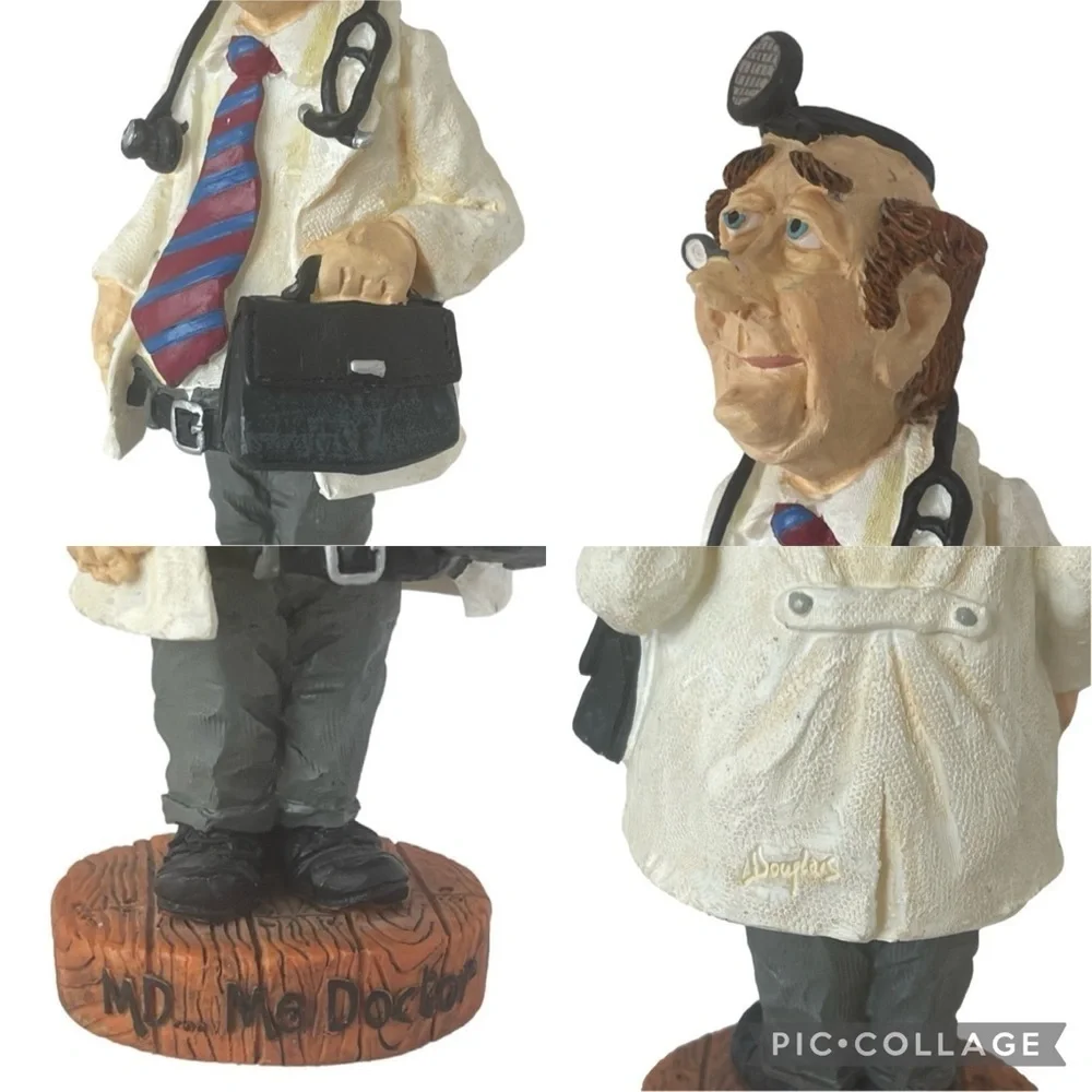 Russ Berrie Doctor Nurse Figurine Set